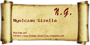 Nyolczas Gizella névjegykártya